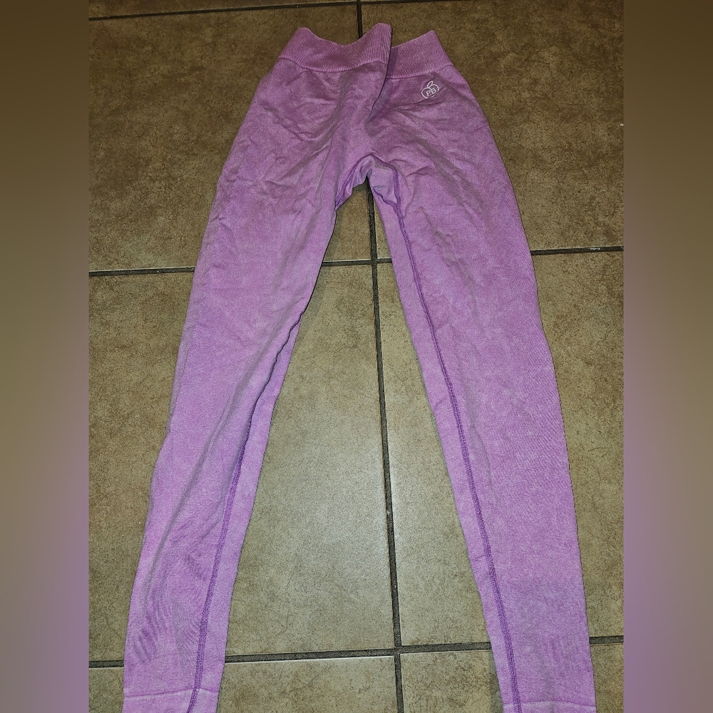 Seamless High-Waist Lavender Leggings